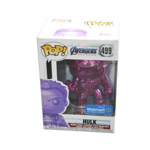 Funko POP! Marvel Avengers‎ Endgame Purple Chrome Hulk #499 Walmart Exclusive
